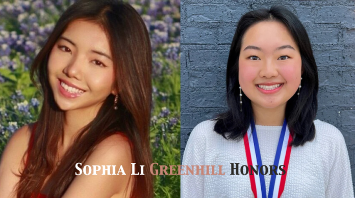 Sophia Li Greenhill Honors